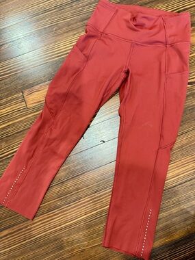 Lululemon leggings size 4- Red